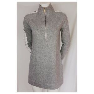 Lilly Pulitzer Grey Skipper Popover Dress Size XS